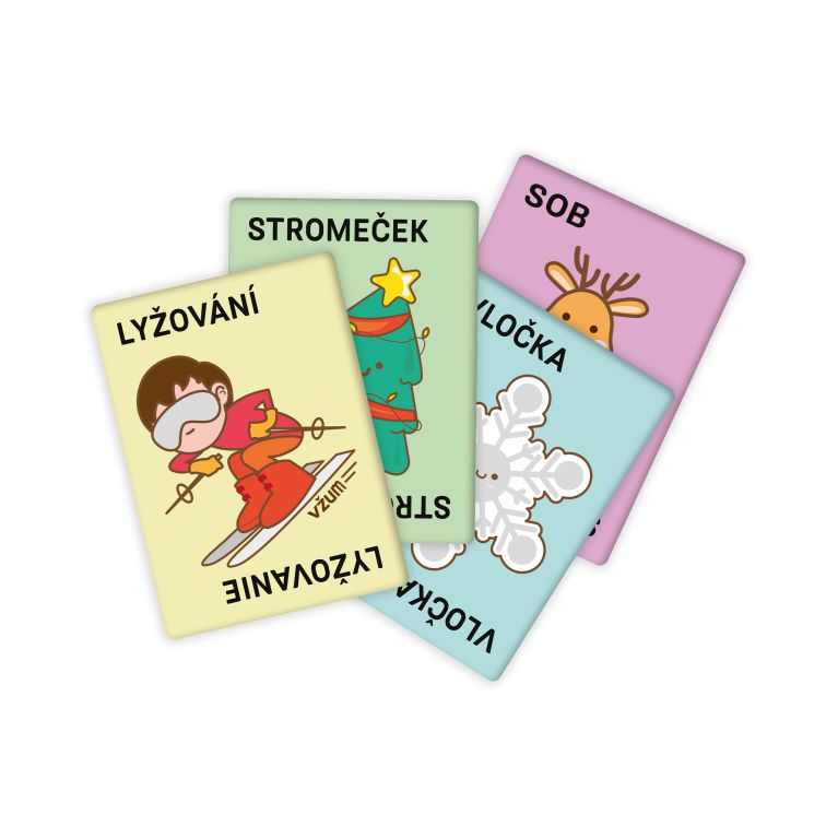 Promo karty Vánoce - Taco, plyšák, koza, sýr, pizza                    