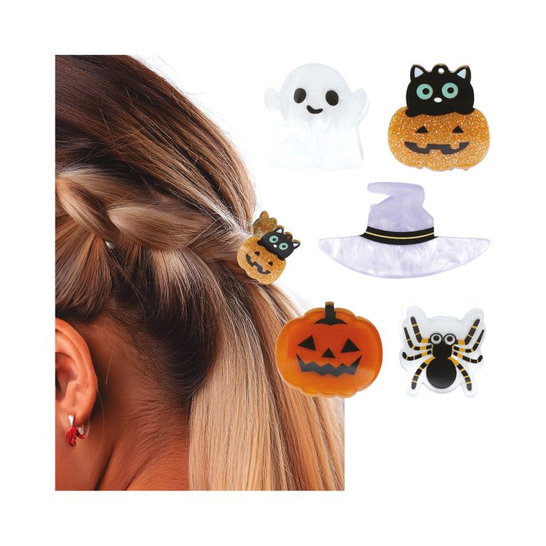 Skřipce do vlasů Halloween 5 ks                    