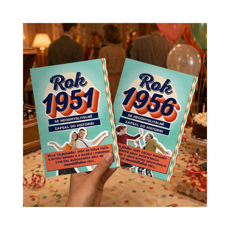                            Retro přání - 1951                        