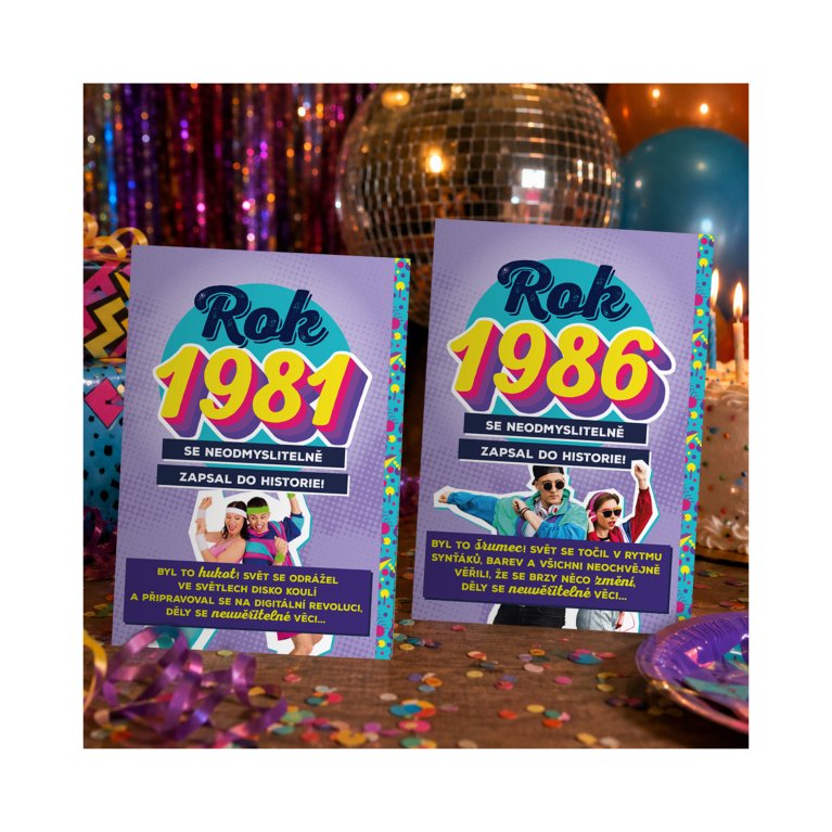                             Retro přání - 1986                        