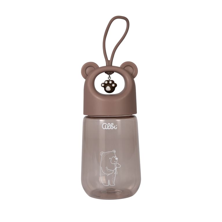 Tritanová láhev s ozdobou - Medvěd 480 ml                    