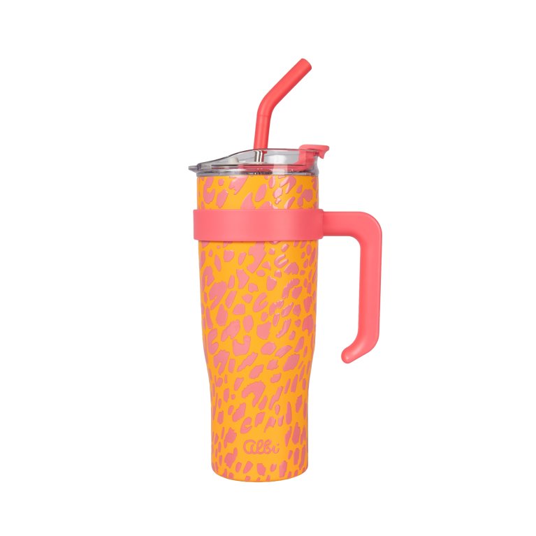 Nerezové termohrnky s brčkem 1200 ml                    