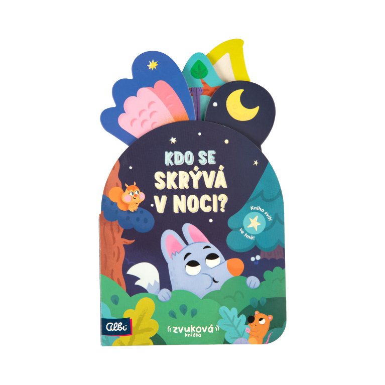                             Dětská zvuková pop-up kniha - Kdo se skrývá v noci?                        
