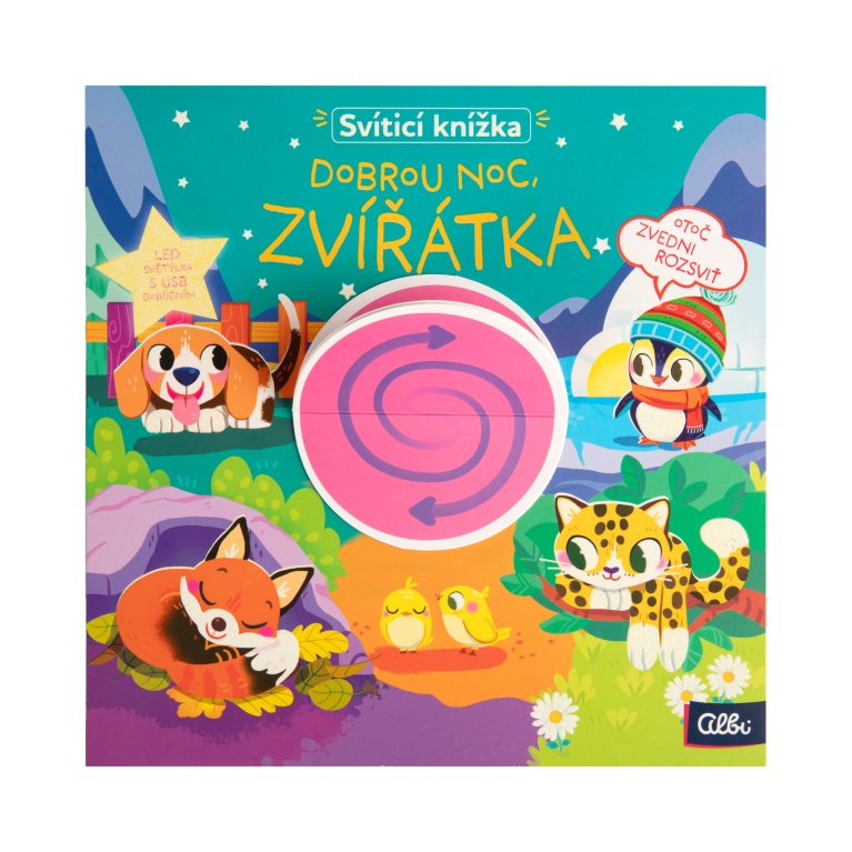                             Dětská kniha - Dobrou noc zvířátka                        