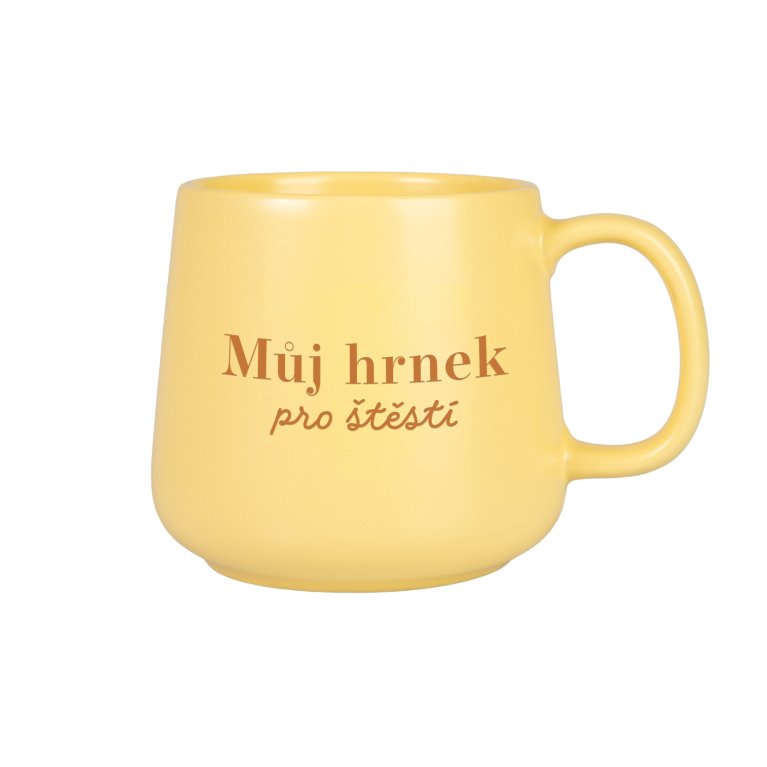 Pastelové hrnky s textem                    