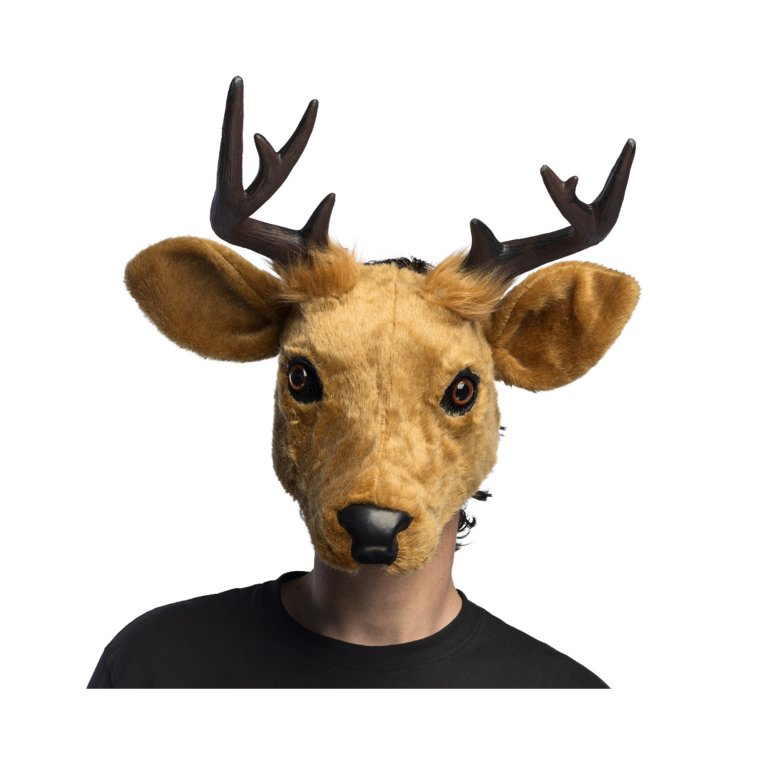 Plyšová maska na hlavu Jelen                    