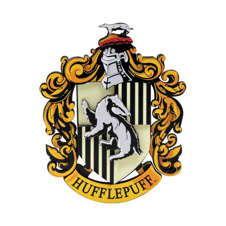                             Dřevěná magnetická stavebnice - Harry Potter: Erby                        