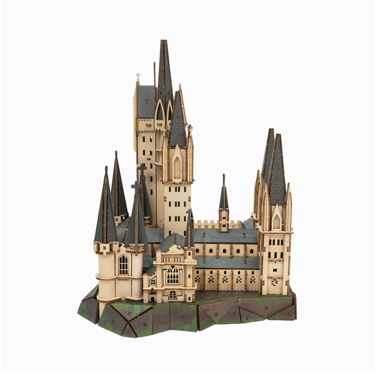                             Elektromechanická dřevěná stavebnice - Harry Potter: Bradavice                        