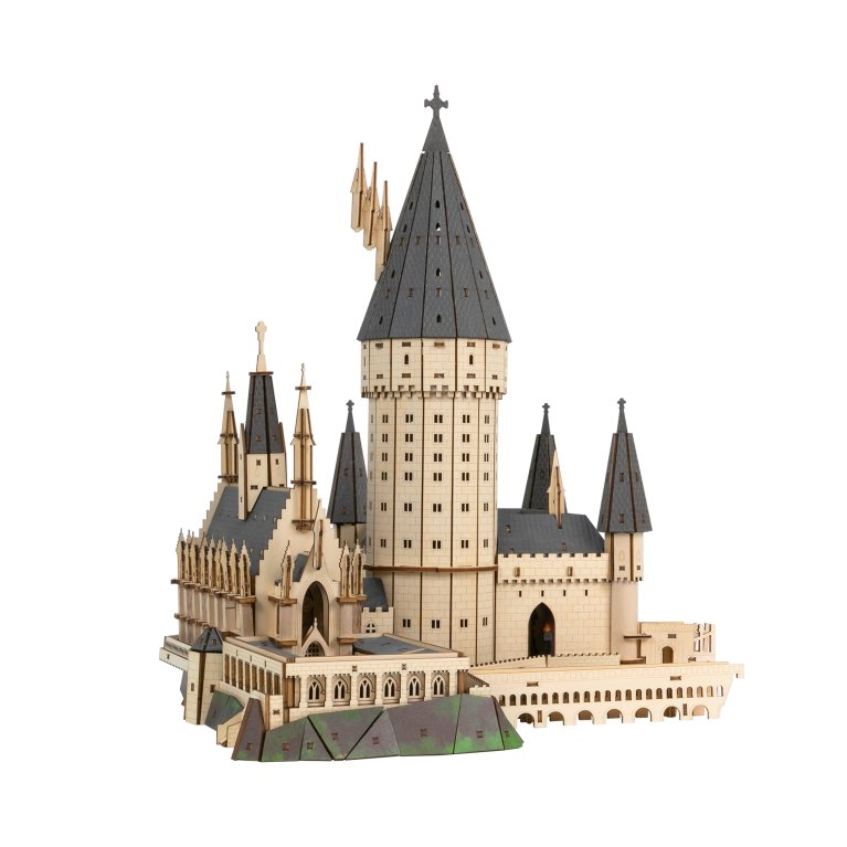                             Elektromechanická dřevěná stavebnice - Harry Potter: Bradavice                        