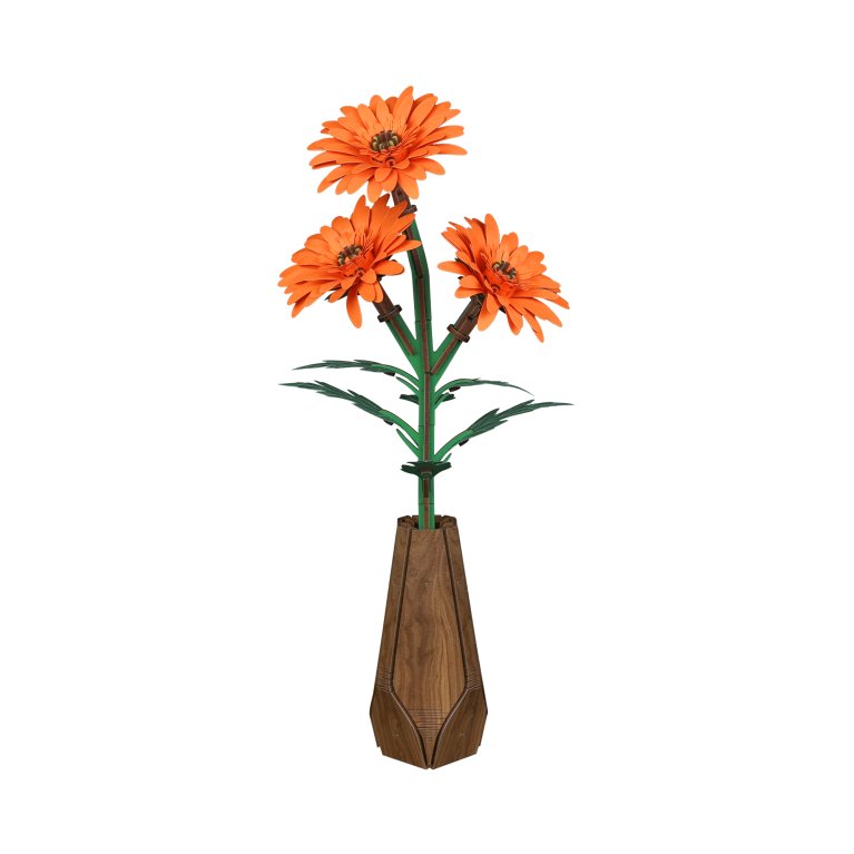 Dřevěný model - Gerbera                    