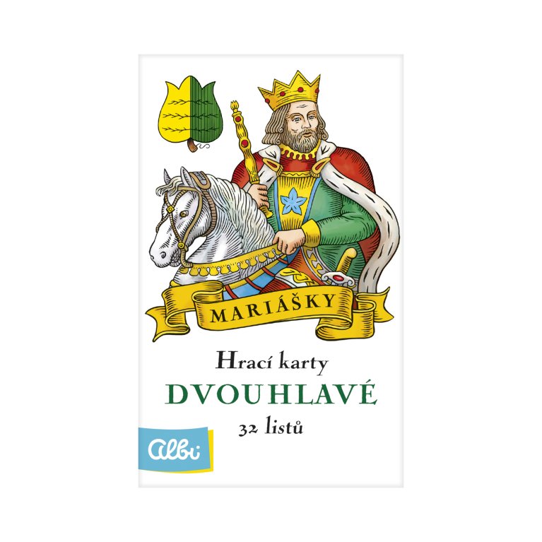                             Dvouhlavé mariášové karty                        