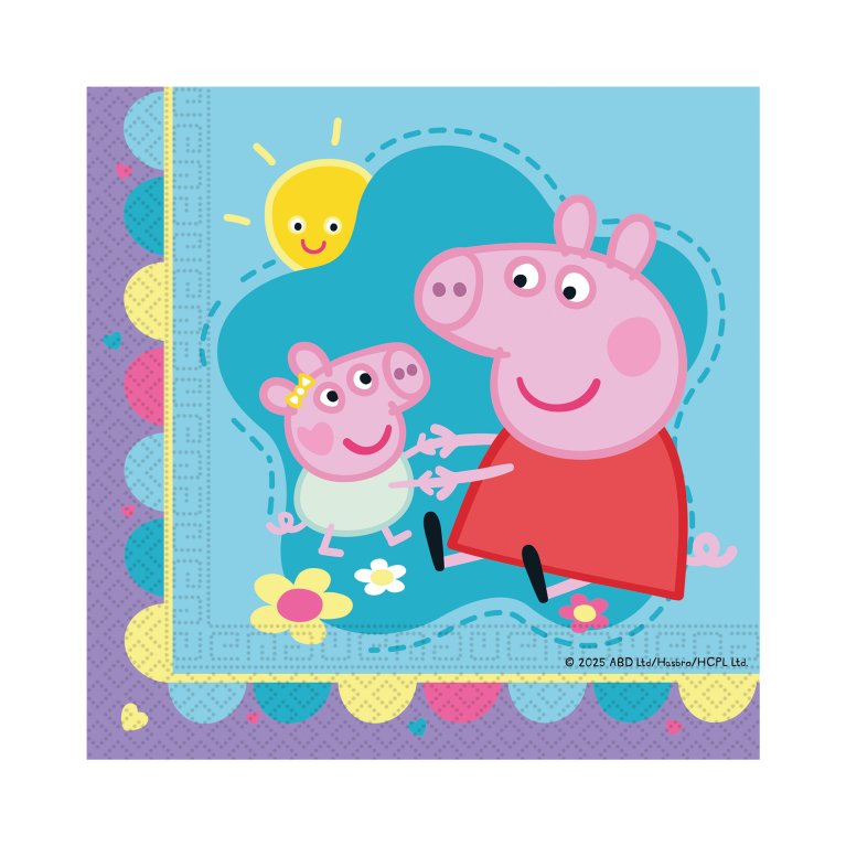 Ubrousky Prasátko Peppa s miminkem 20 ks                    