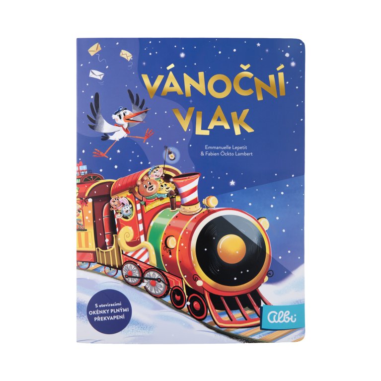                             Dětská kniha - Vánoční vlak                        