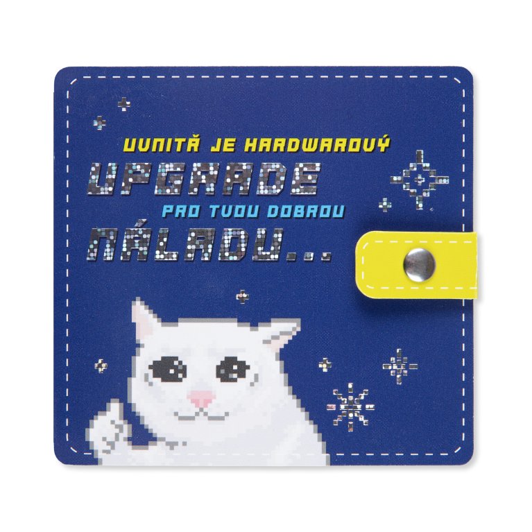 Narozeninová kapsa na peníze - Peněženka s kočkou                    