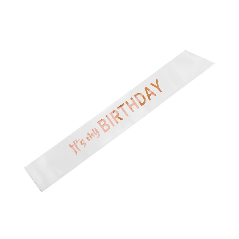 Šerpa It's my birthday bílá                    