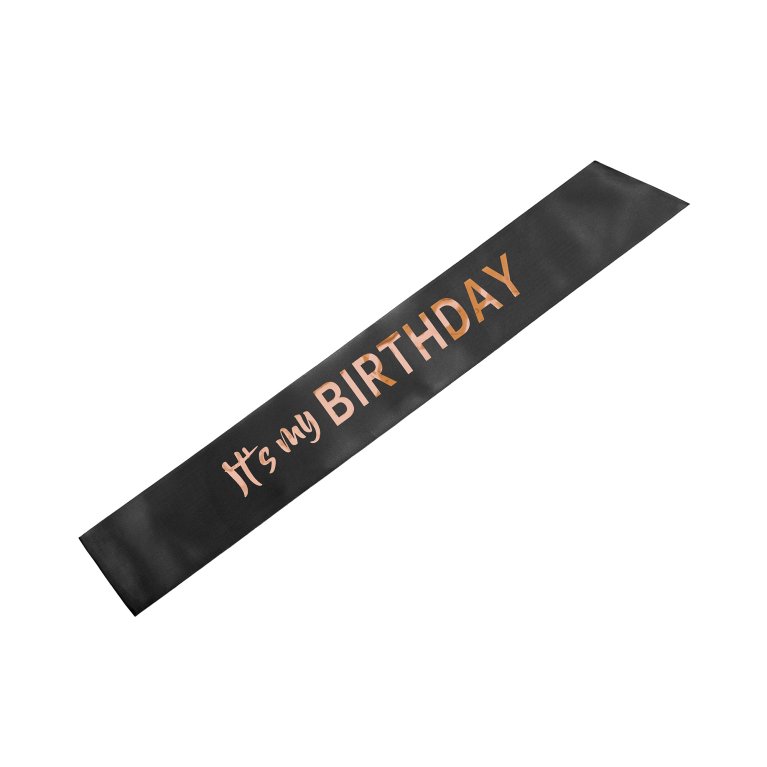 Šerpa It's my birthday černá                    