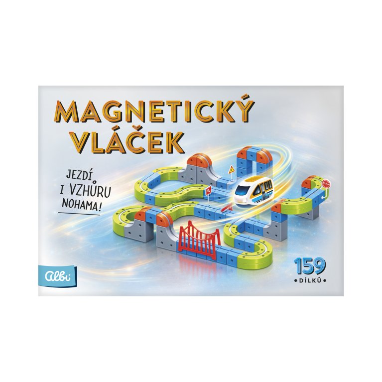                             Magnetický vláček 159 dílků                        