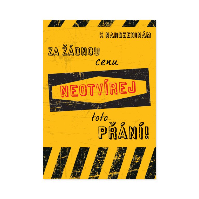 Hrací přání k narozeninám - Rebel                    