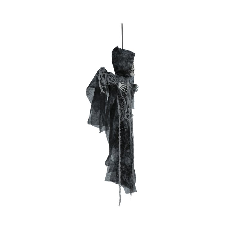                             Závěsná dekorace s efekty - Kostra s křídly 90 cm                        