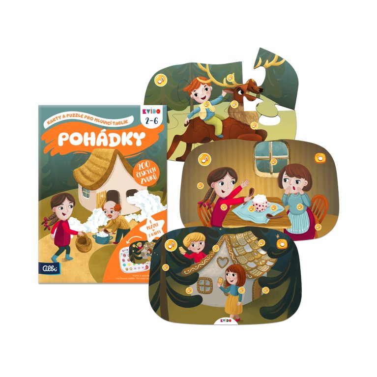                            Pohádky 2: Karty a puzzle pro Mluvicí tablík 2 - Kvído                        