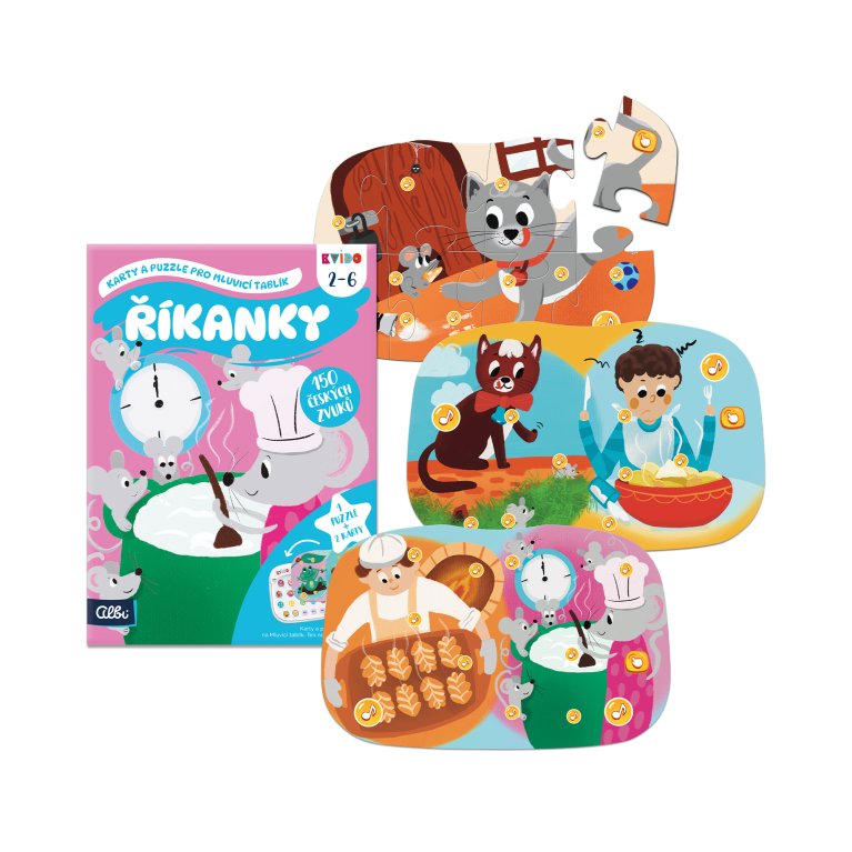                             Říkanky 2: Karty a puzzle pro Mluvicí tablík 2 - Kvído                        