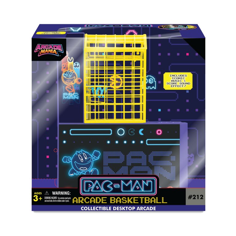 Mini Arcade Neon Basketball - PAC-MAN                    