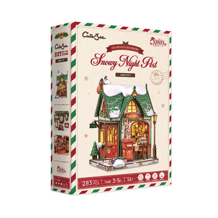                             Dřevěná stavebnice - Pošta Santa Clause                        