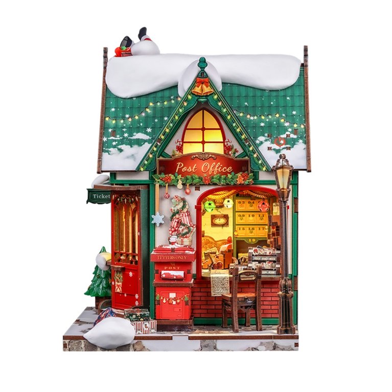                             Dřevěná stavebnice - Pošta Santa Clause                        