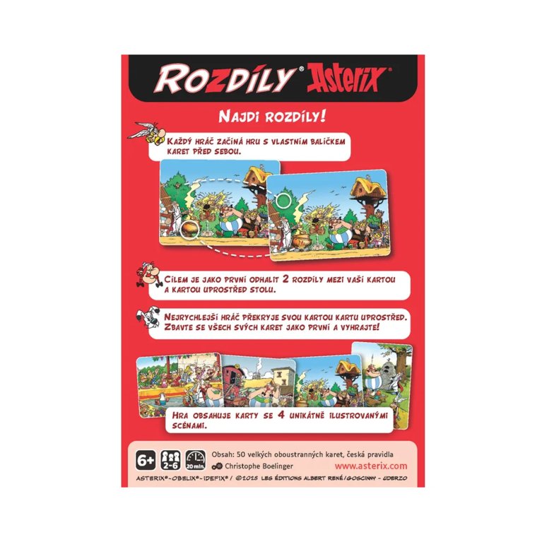                             Rozdíly: Asterix                        