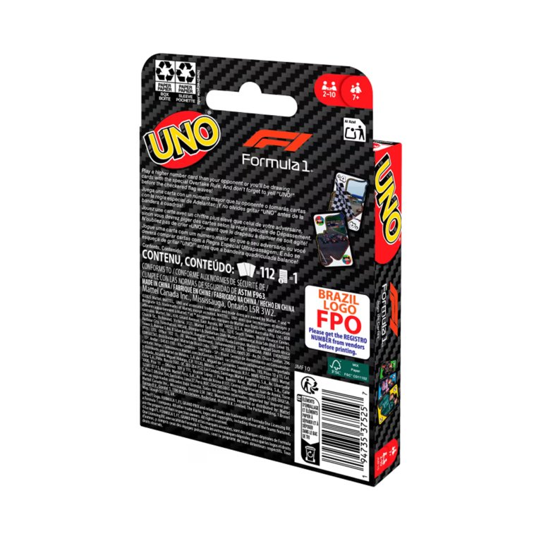                             UNO Formule 1                        