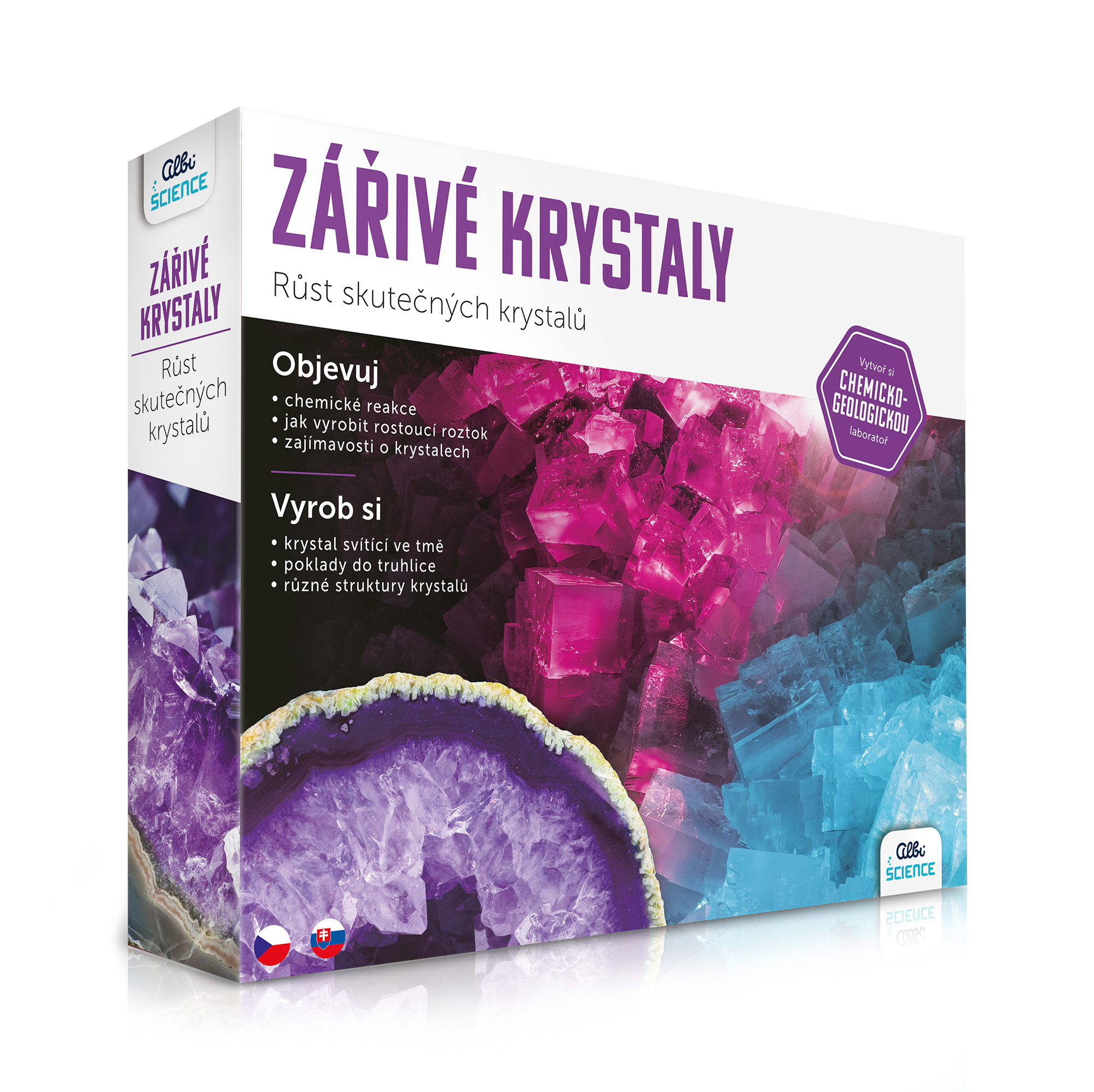 Zářivé krystaly Albi