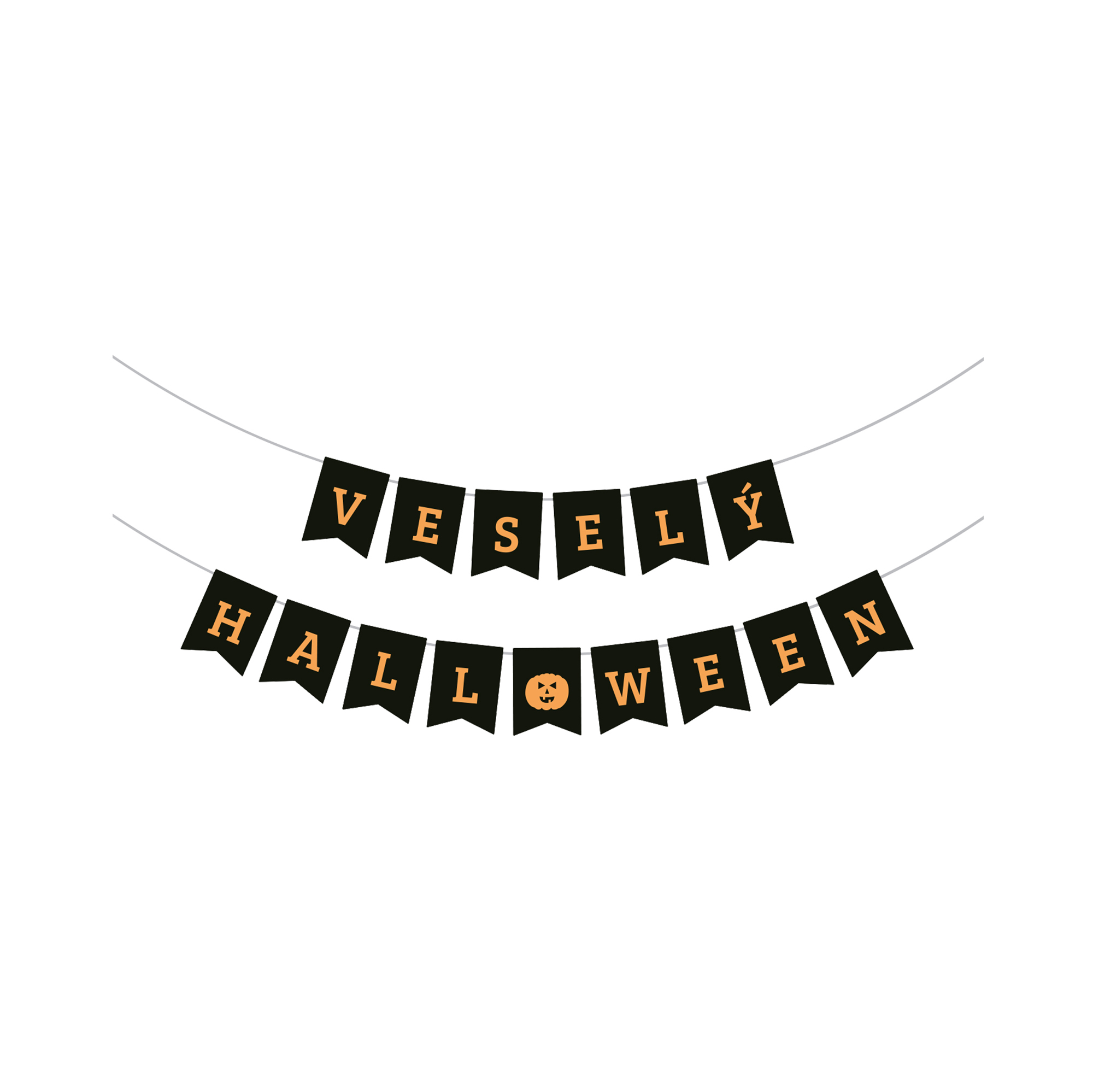 Banner Happy birthday barevný Albi