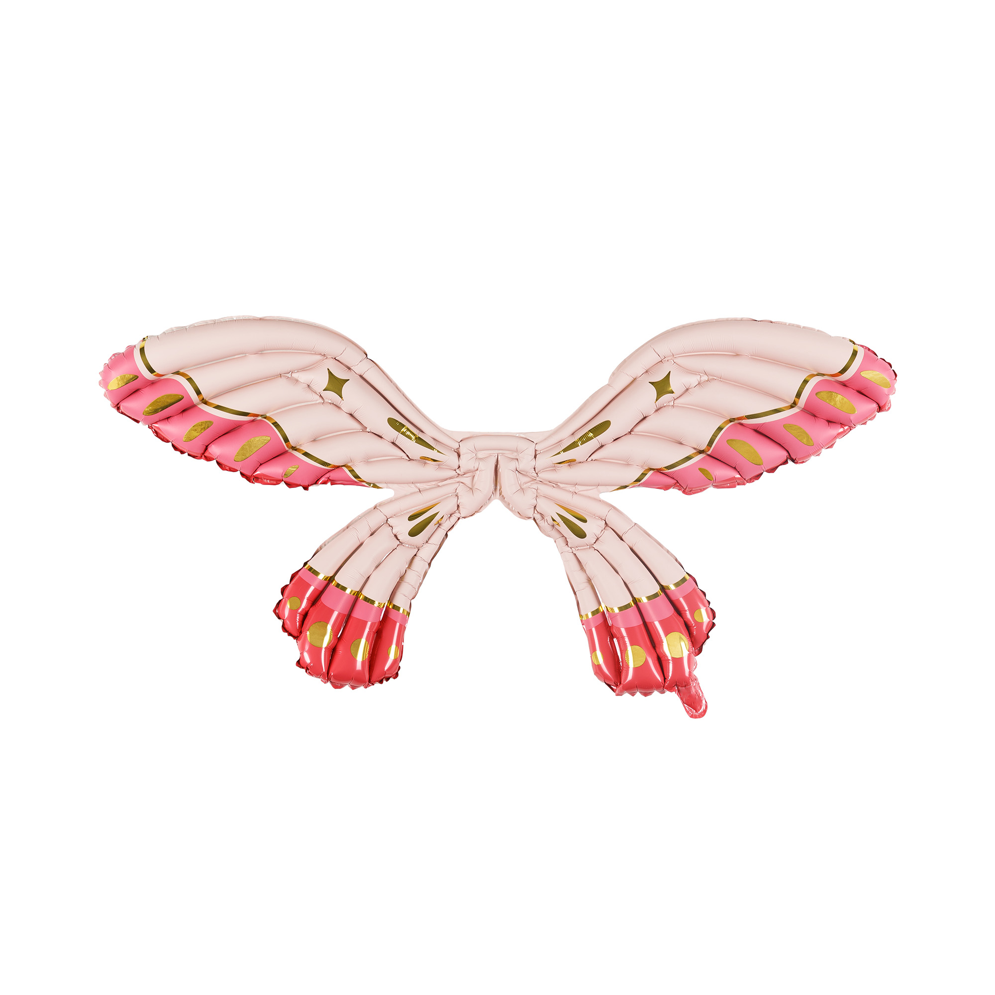 Fóliový balónek Motýlí křídla se šňůrkami růžová Albi
