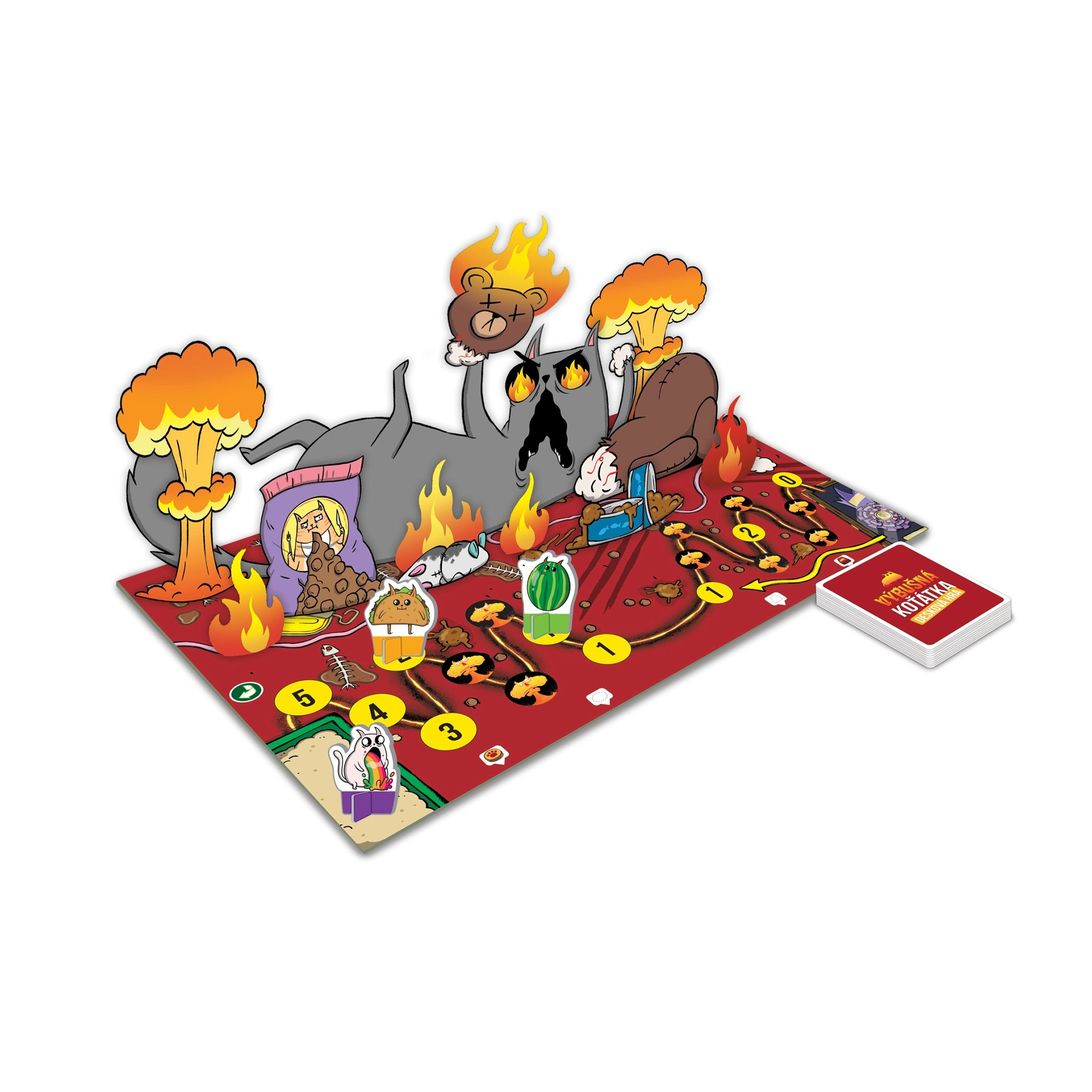 Výbušná koťátka: Desková hra Asmodee Blackfire