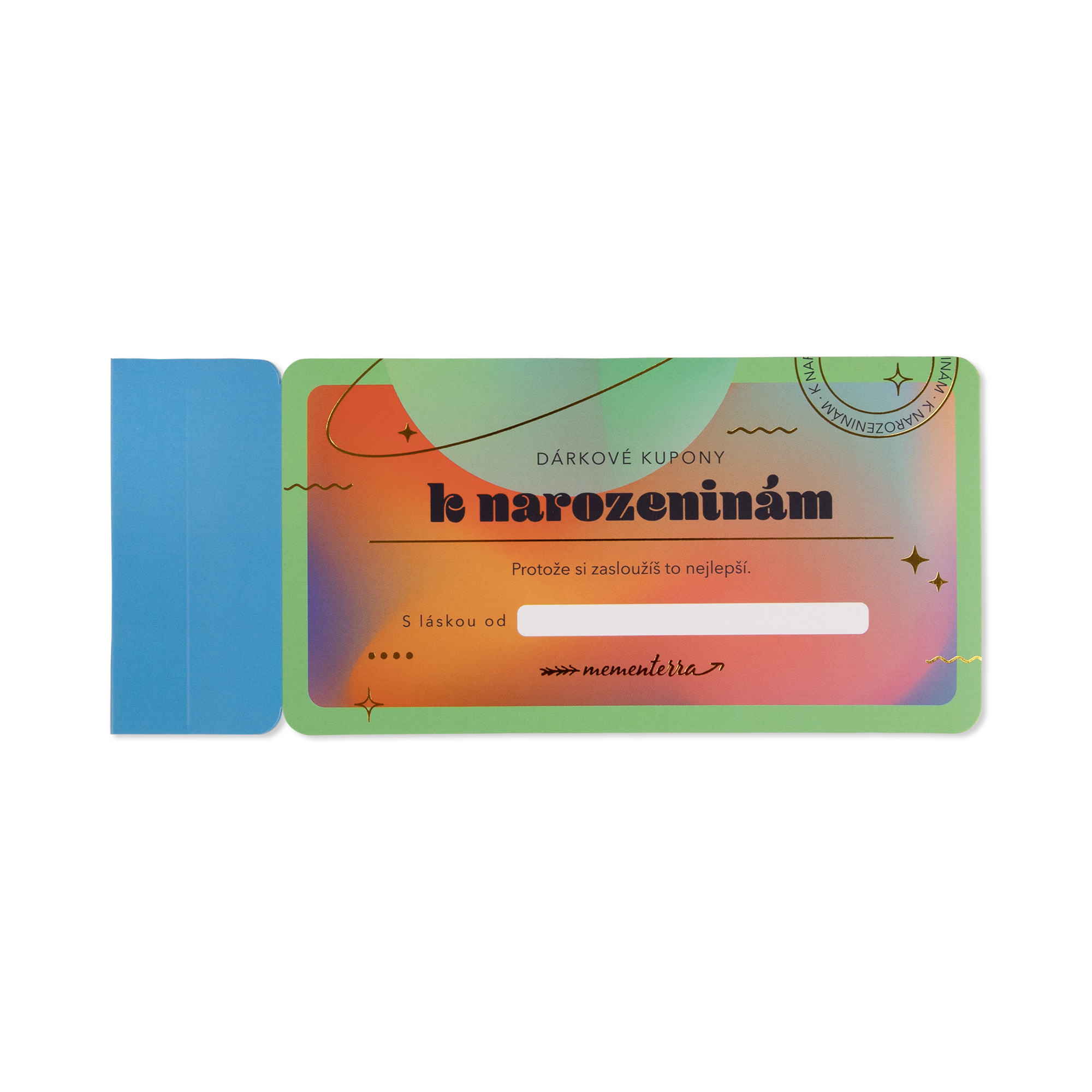 Dárkové kupony k narozeninám Albi