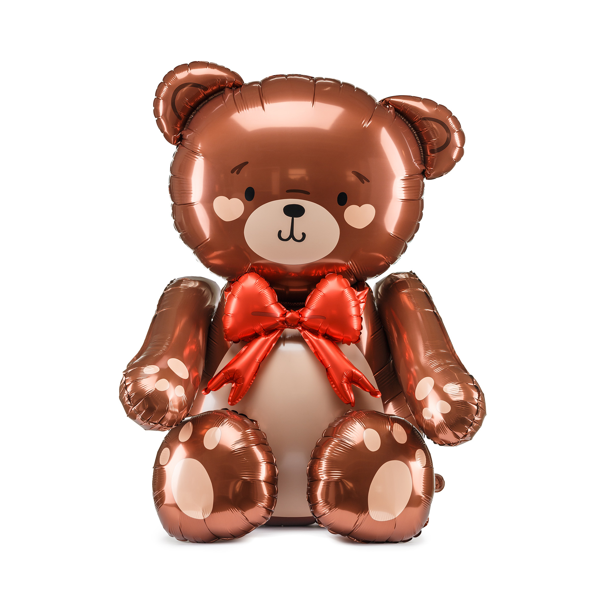 Balónek fóliový sedící Medvídek s mašlí Albi