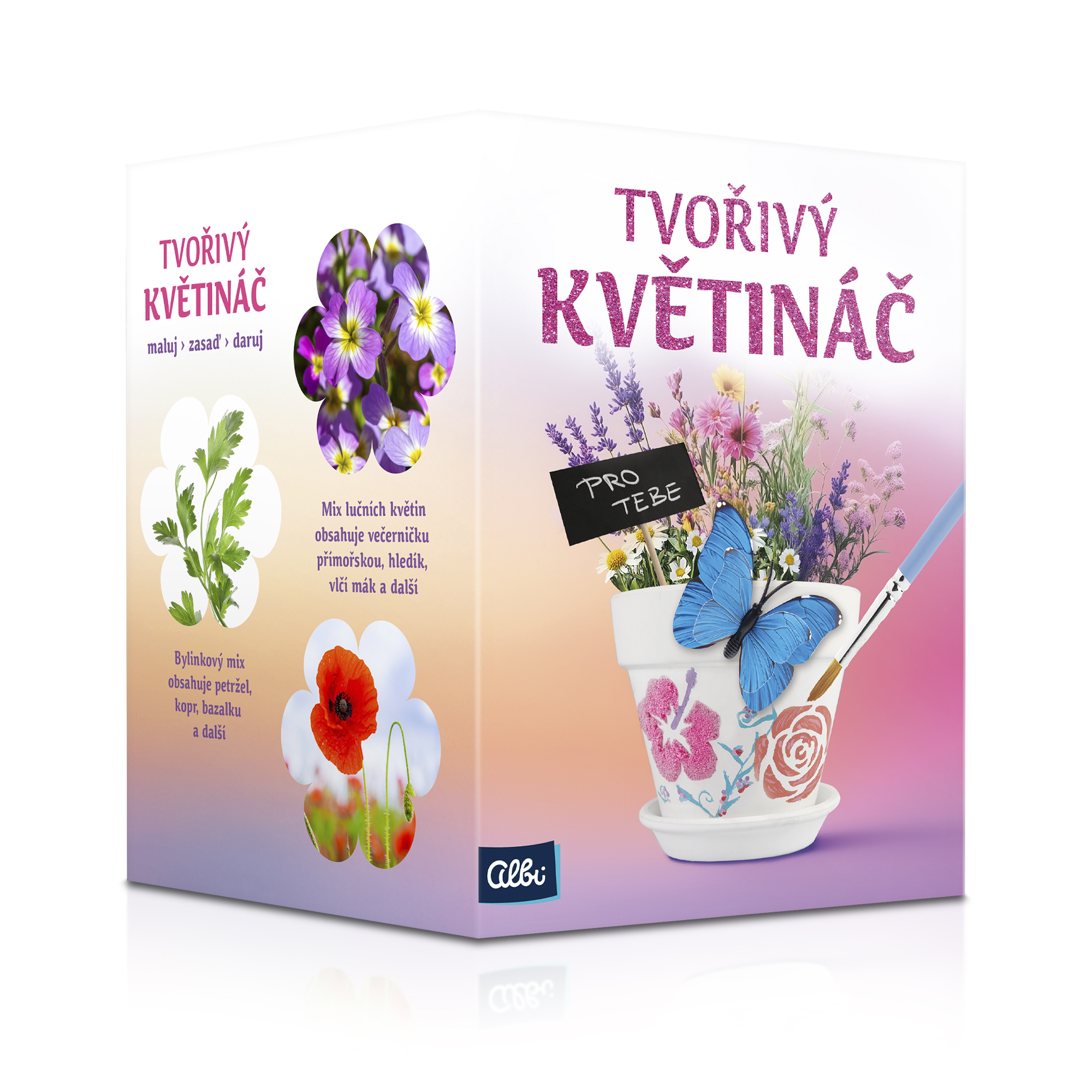 Tvořivý květináč Albi