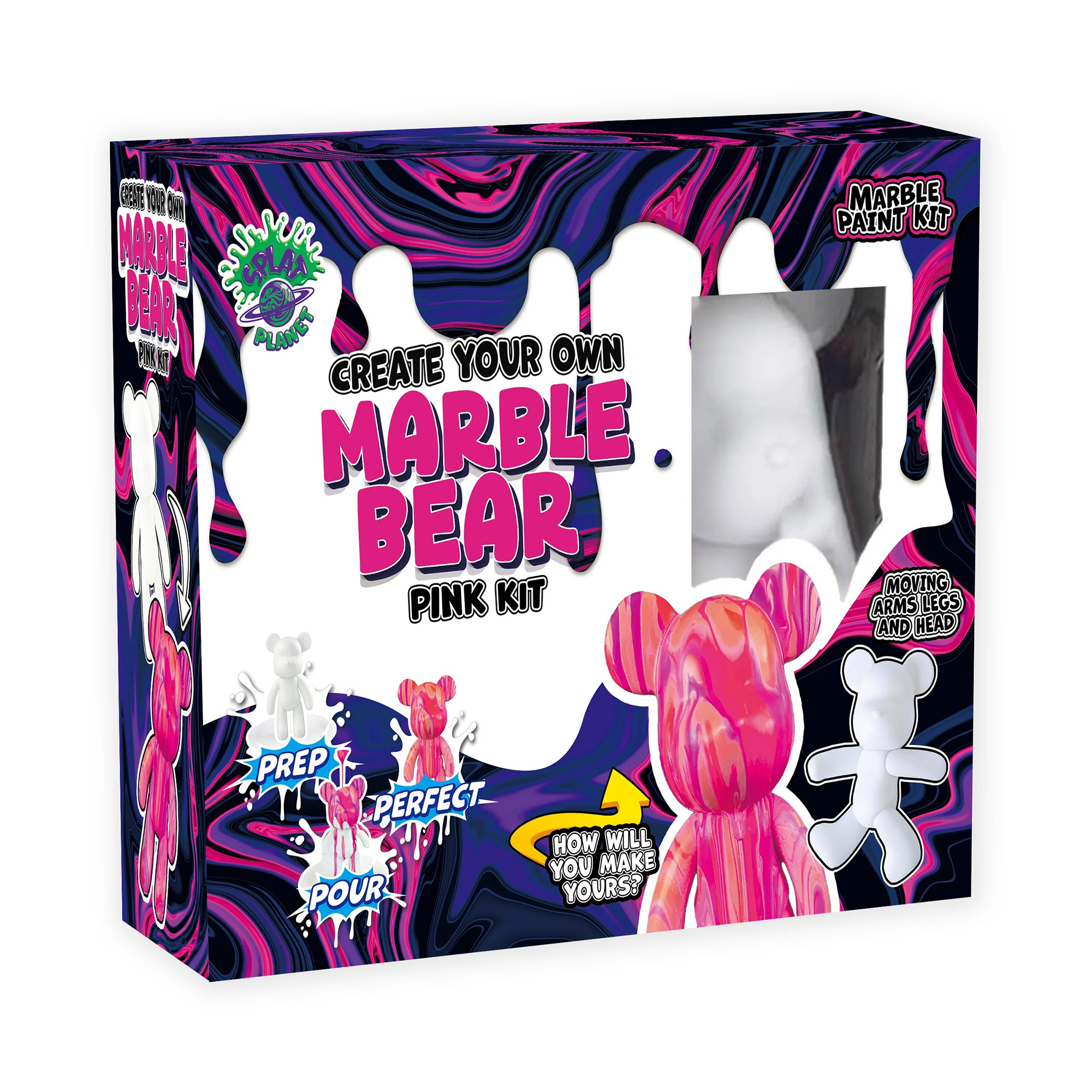 DIY sada - Neonový medvídek Splat Planet