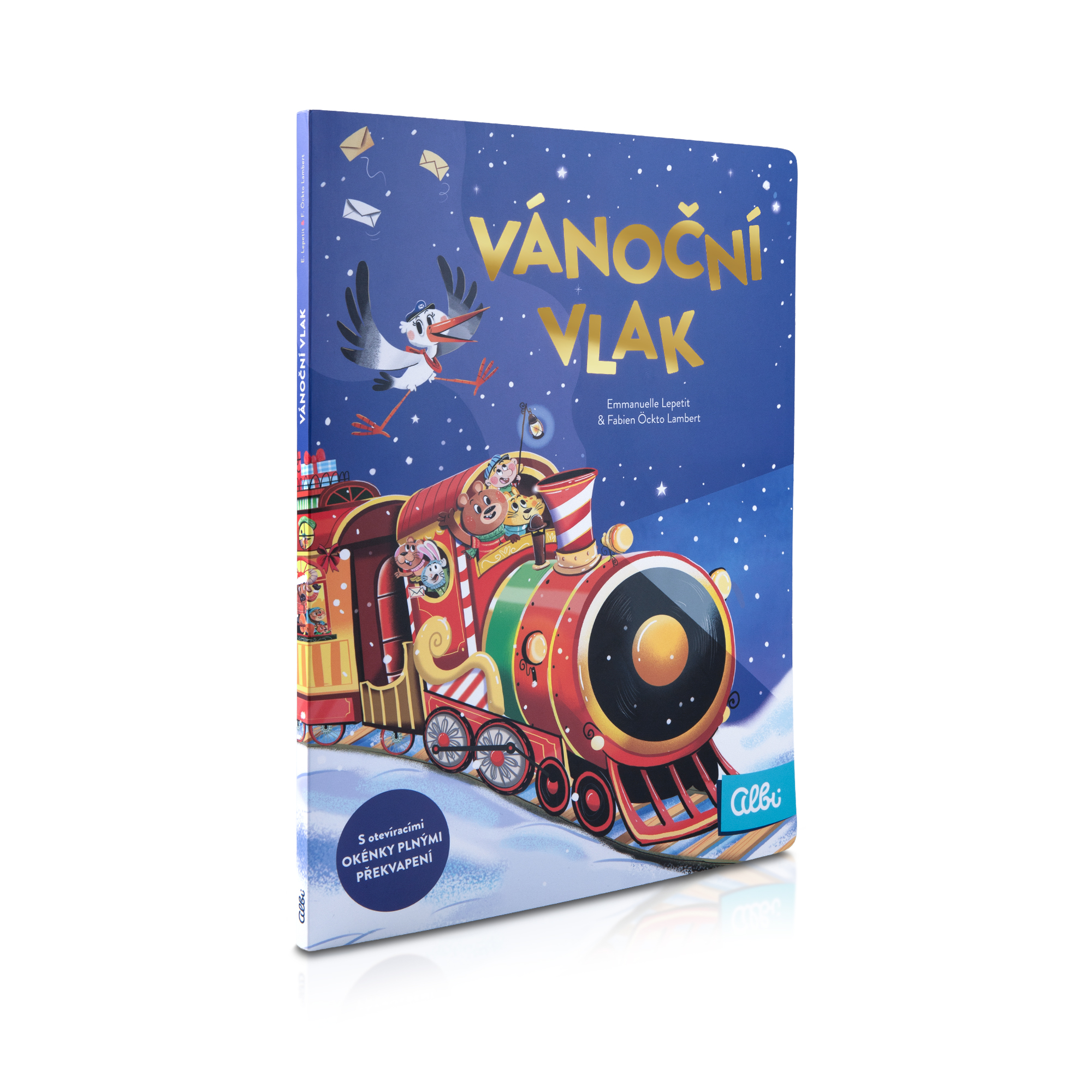 Dětská kniha - Vánoční vlak Albi
