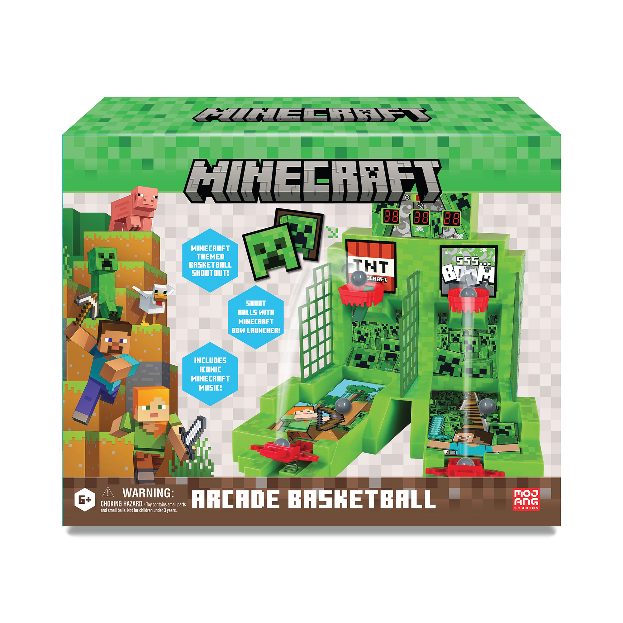 Minecraft Creeper Arcade Basketball - Core Series Albi