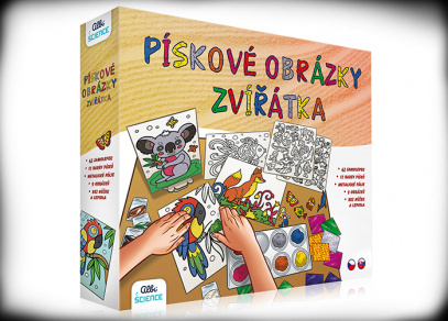 Albi Science - Pískové obrázky Zvířátka